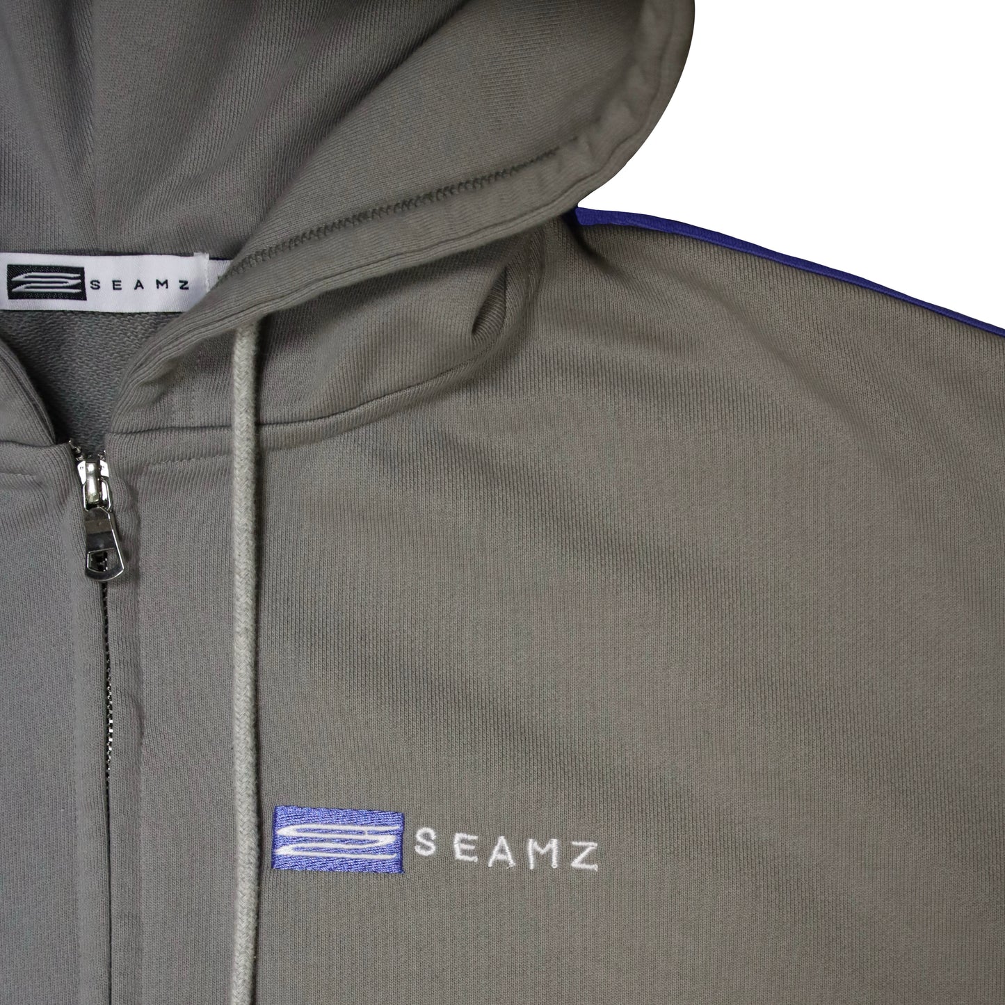 DBL STRIPE ZIP UP